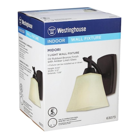 Westinghouse Westinghouse Midori 1-Light Oil Rubbed Bronze Wall Sconce 63073